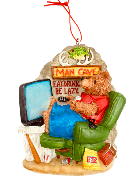 Man Cave Bear ornament