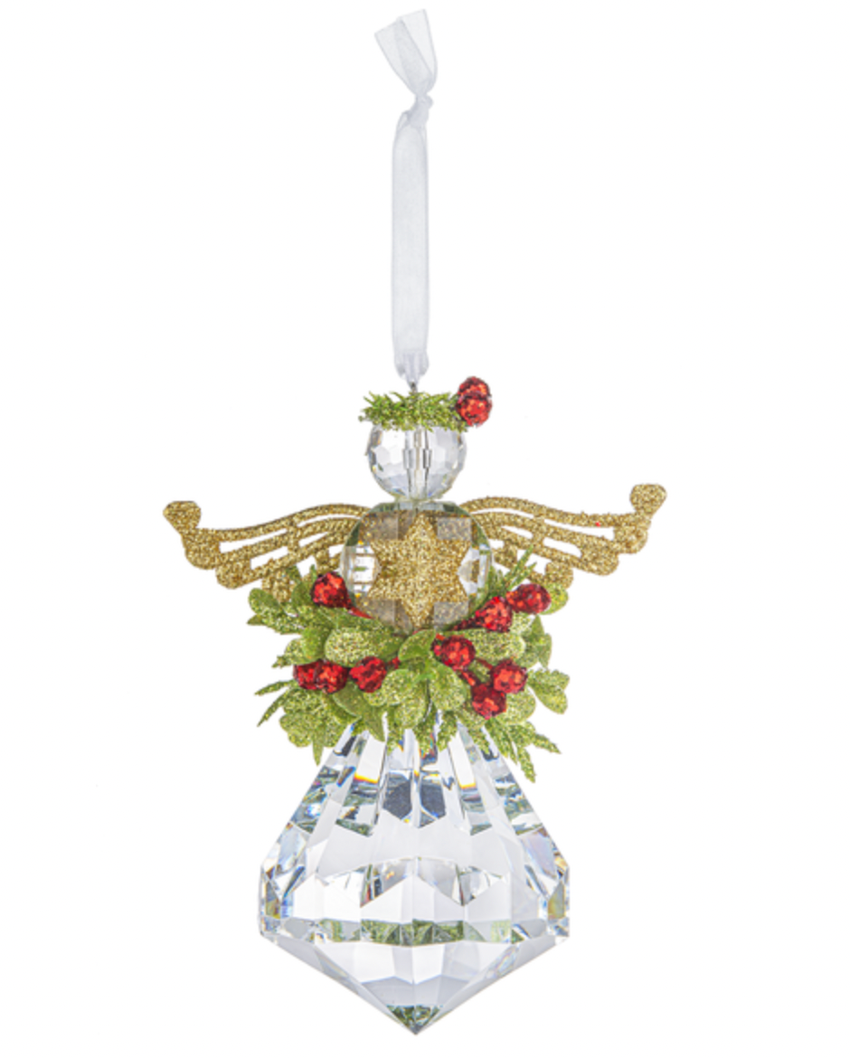 Golden Star Angel Ornament