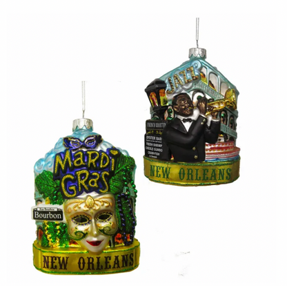 New Orleans Glass Cityscapes ornament