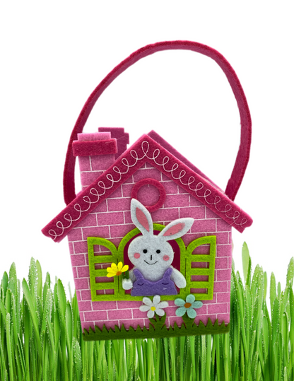 Felt Bunny House Bag