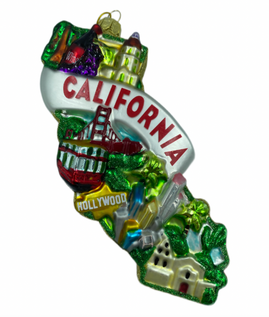 California Glass ornament