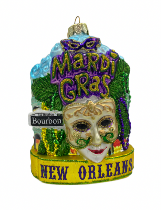 New Orleans Glass Cityscapes ornament