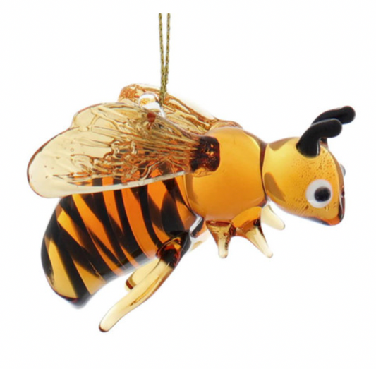 Bee Egyptian Glass Ornament