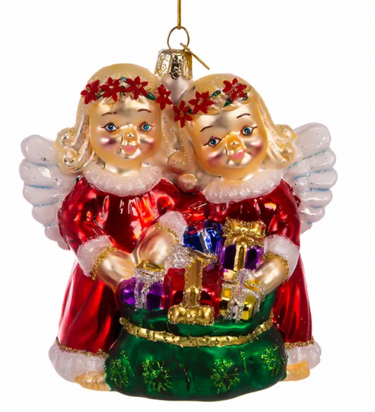 Angels With Gifts Ornament