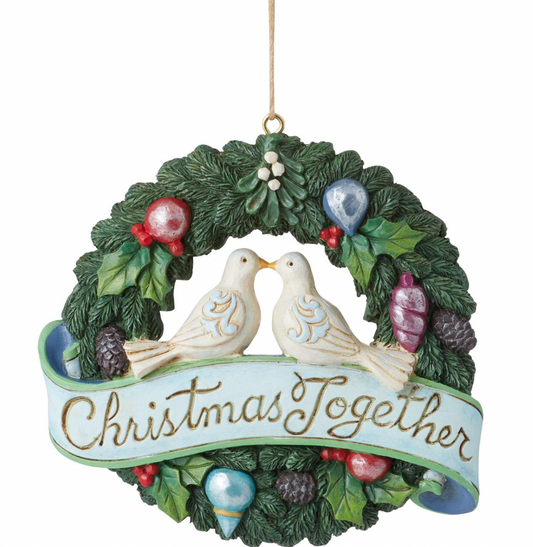Christmas Together Wreath ornament