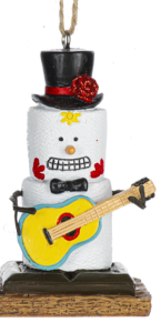 S'mores Guitar Day of the Dead ornament