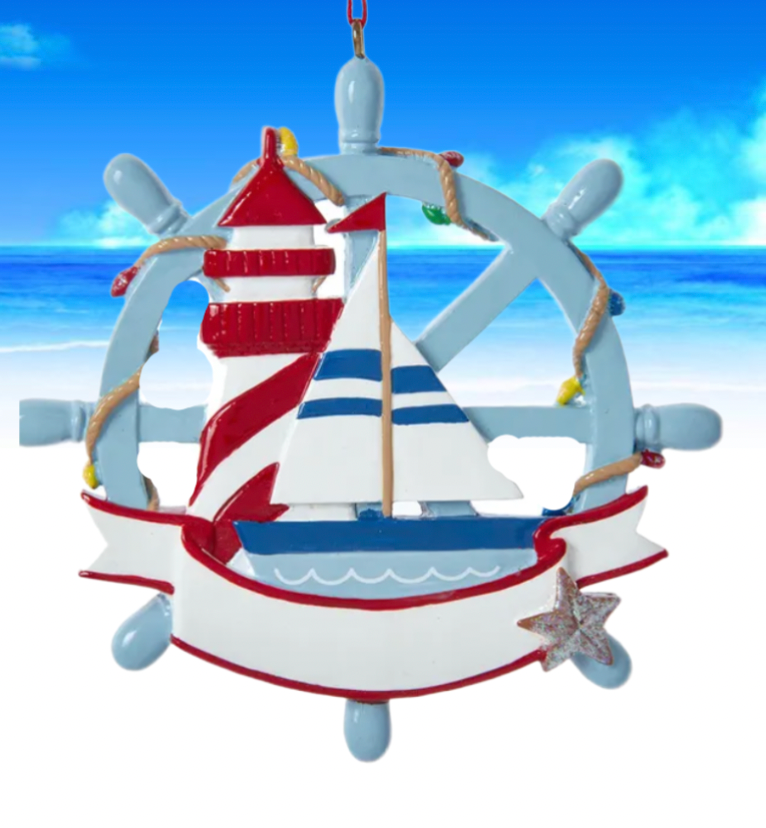 Sailboat w/ Lights ornament