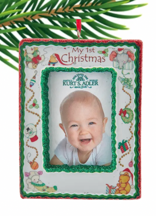 1st Christmas Photo Frame