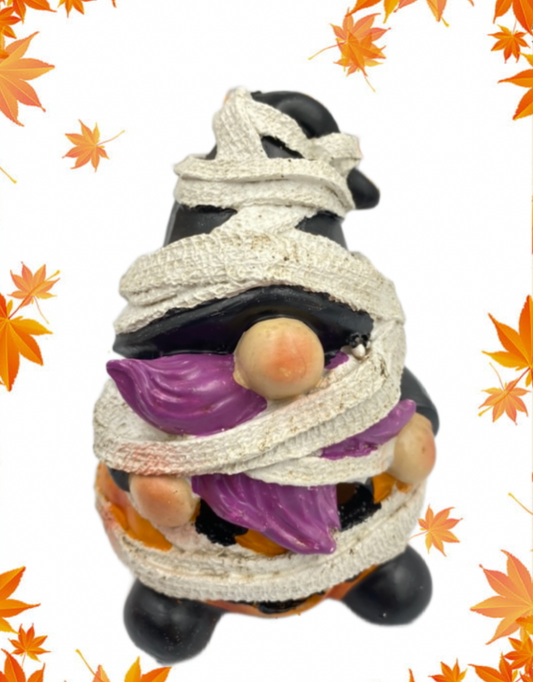 Black Hat Lit Gnome Halloween