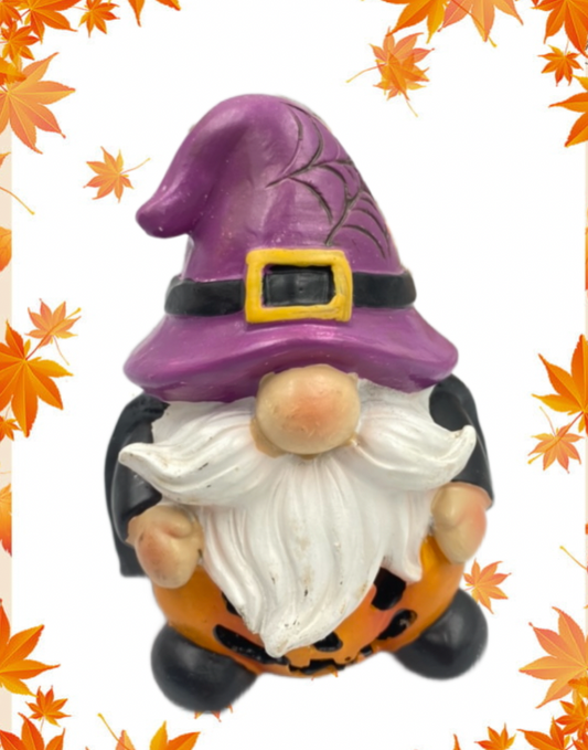 Purple Hat Lit Gnome Halloween