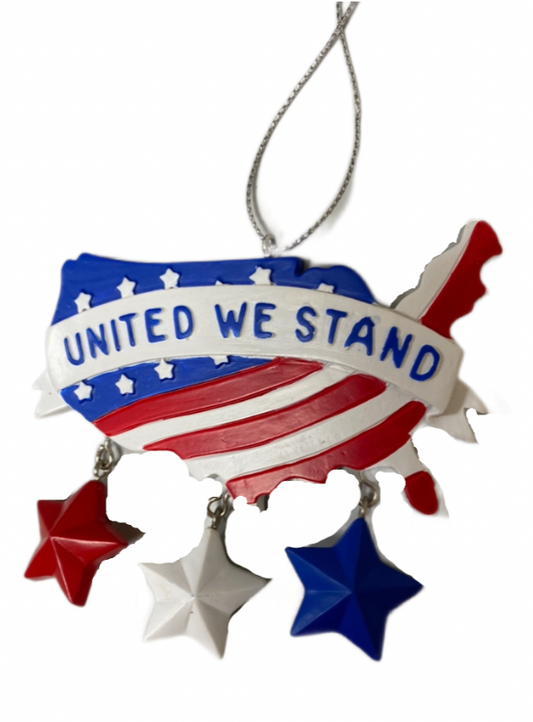 United We Stand USA ornament