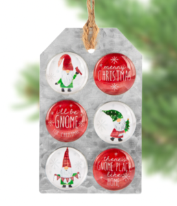 Christmas Gnome Magnet Set