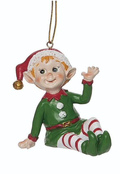 Elf Legs Out ornament