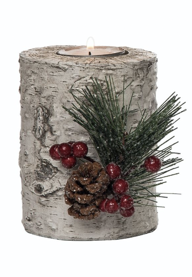 Small Birchwood T/L Holder