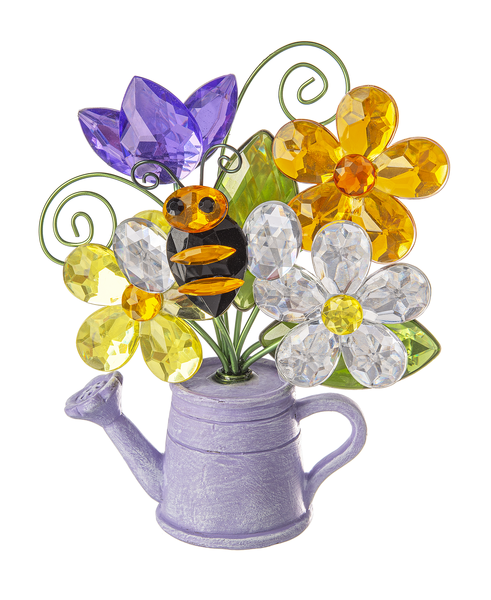 Watering Can Posy Lavender