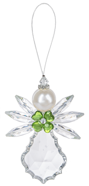 Celtic Pearl Angel Ornament