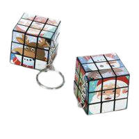 Rubik Cube Keychain