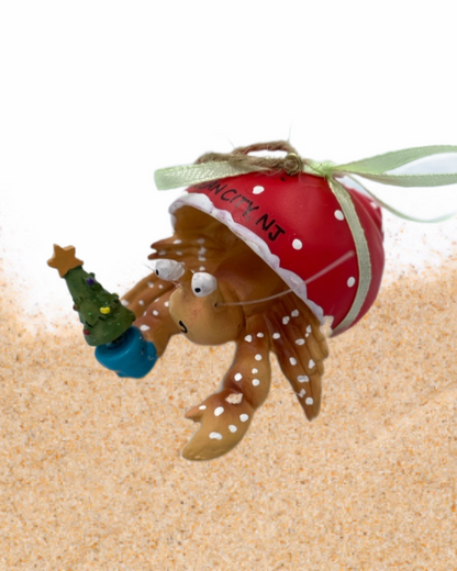 Red Hermit Crab with Tree Ornament
