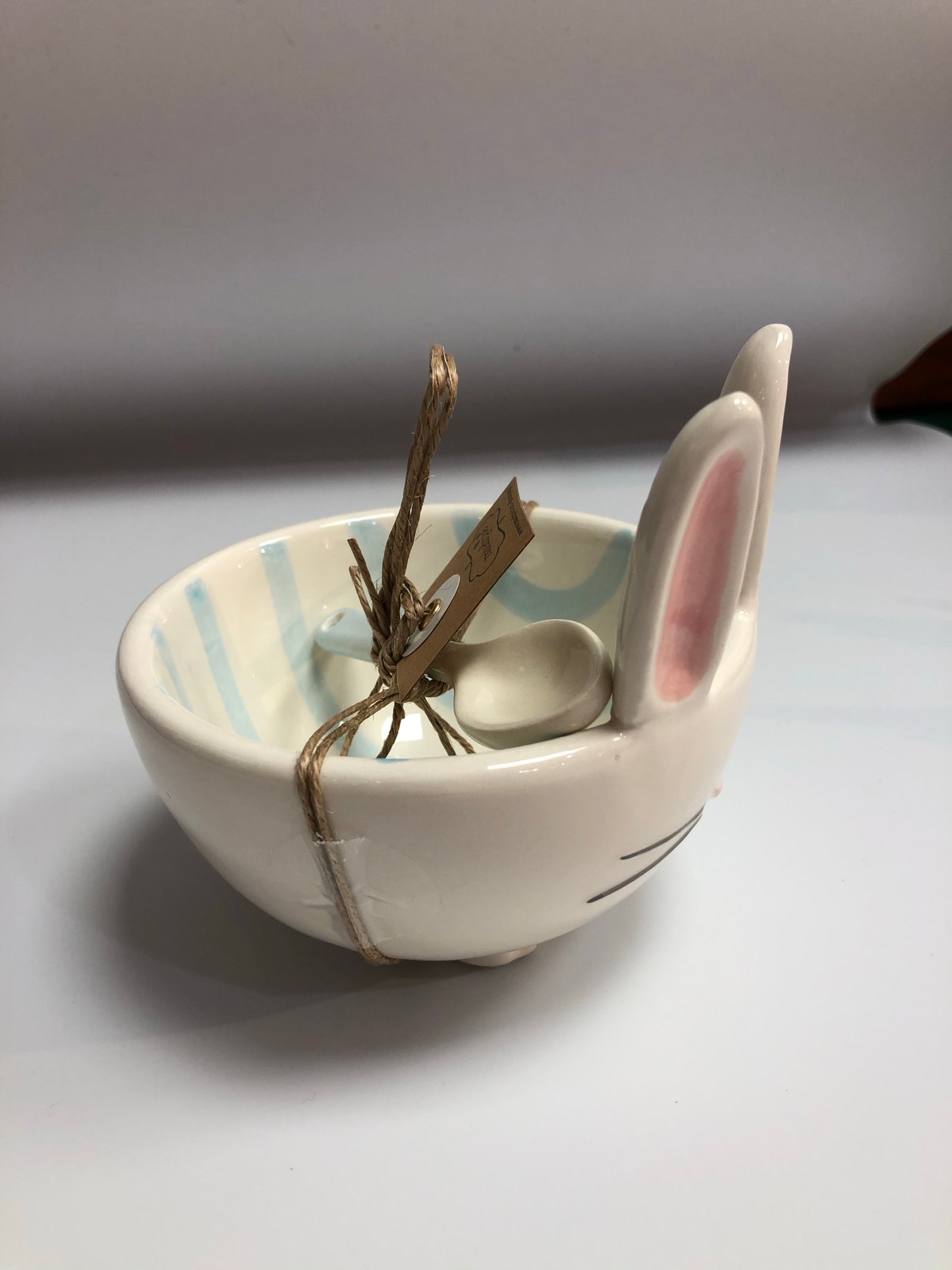 Blue Bunny Candy Bowl Set