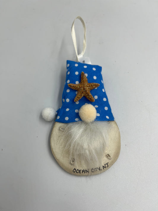 Sand Dollar Gnome Ornament