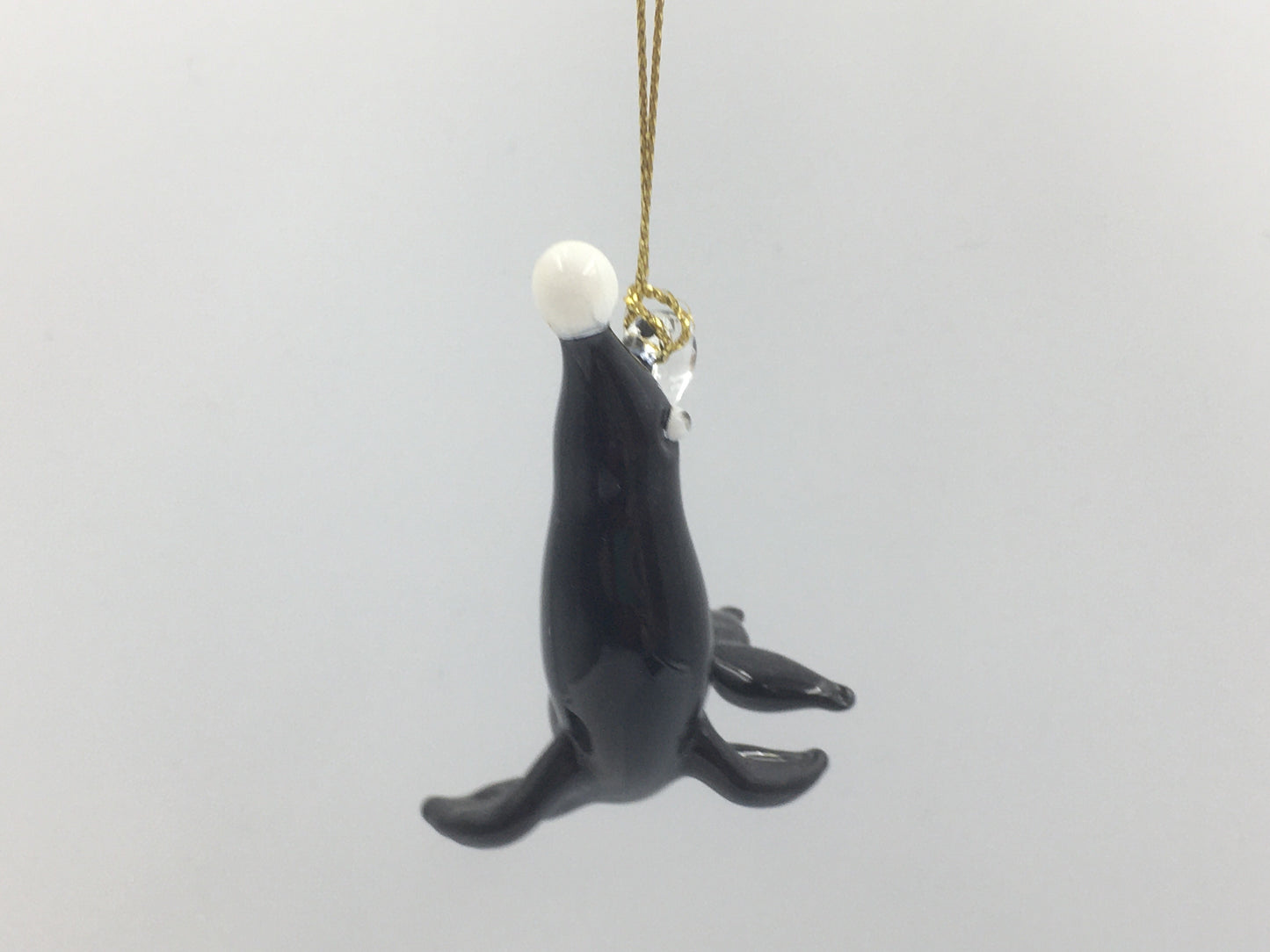 Sea Lion Egyptian Glass Ornament