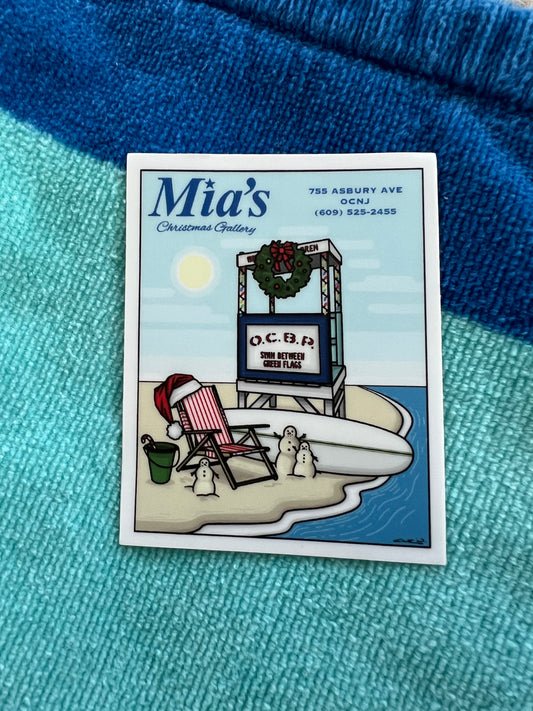Mia’s Beach Sticker