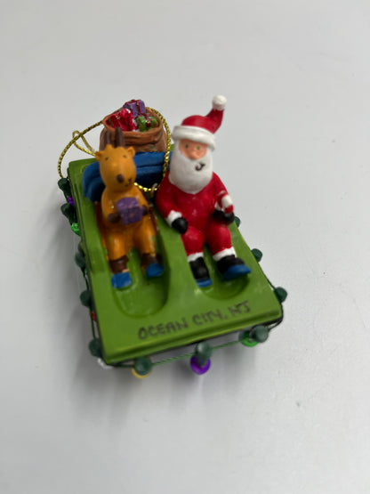 Paddle Boating Santa