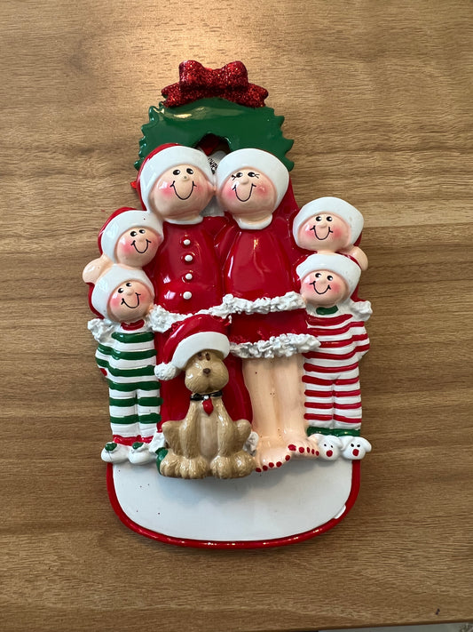 Christmas Family W/ Dog 6