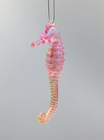 Iridescent Seahorse Ornament