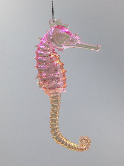 Iridescent Seahorse Ornament