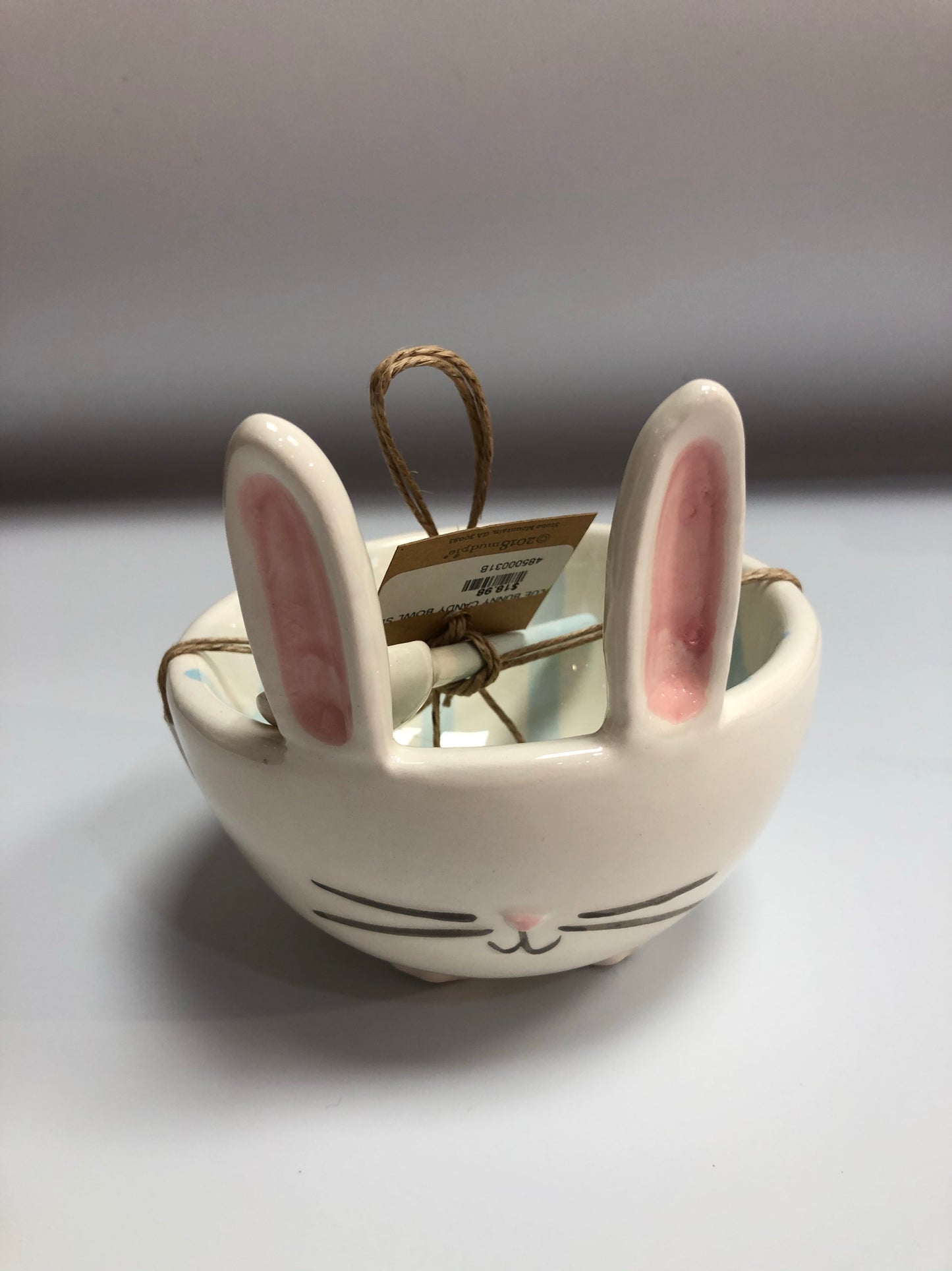 Blue Bunny Candy Bowl Set