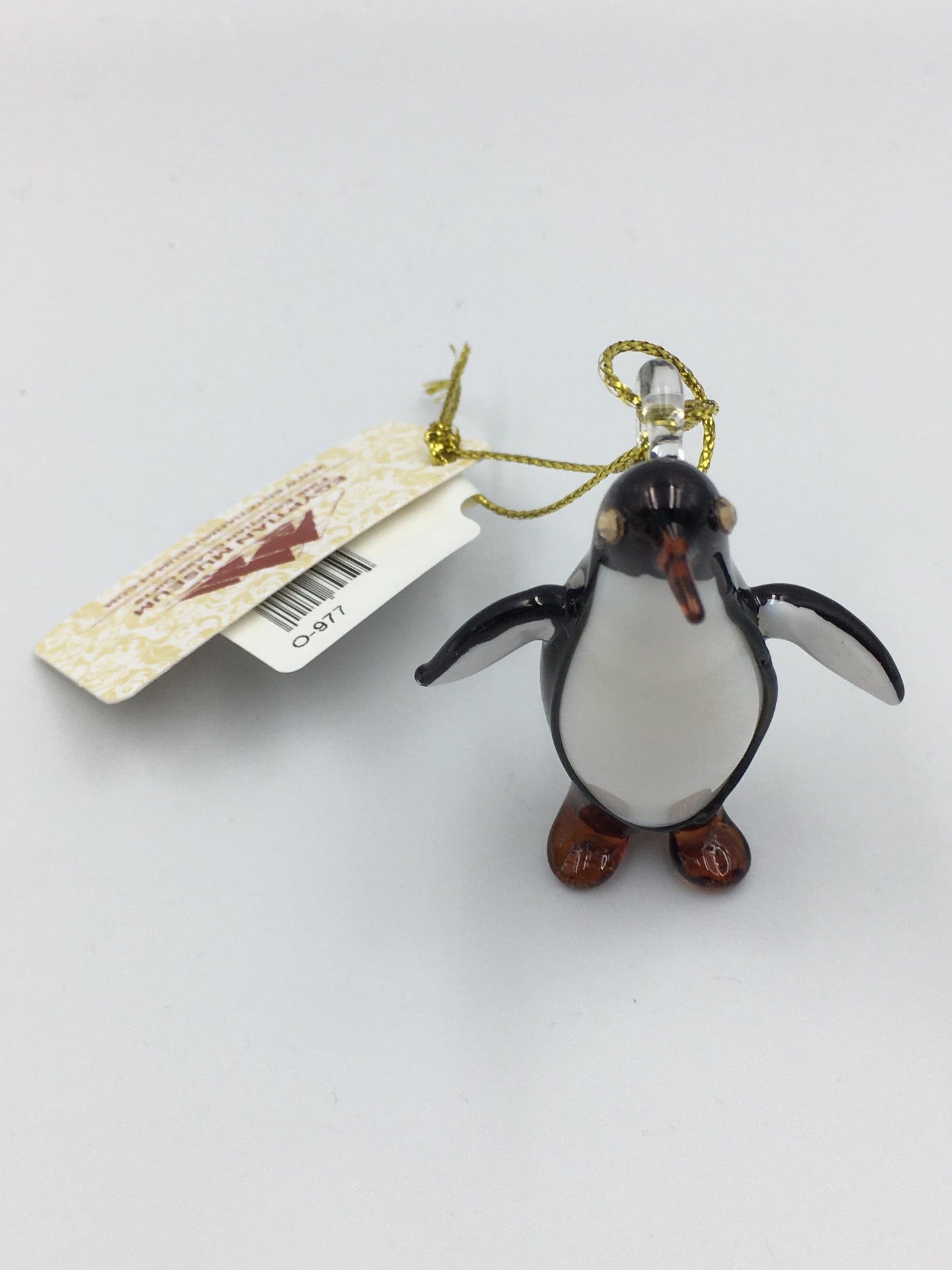 Penguin Egyptian Glass Ornament