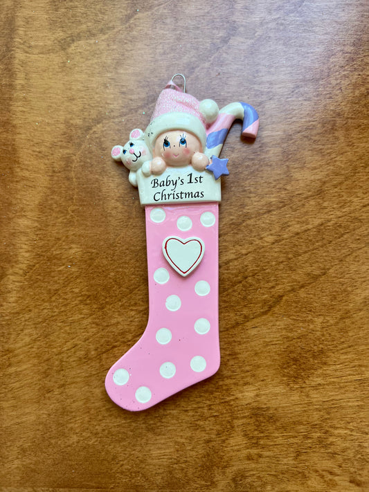 Baby Long Stocking Pink