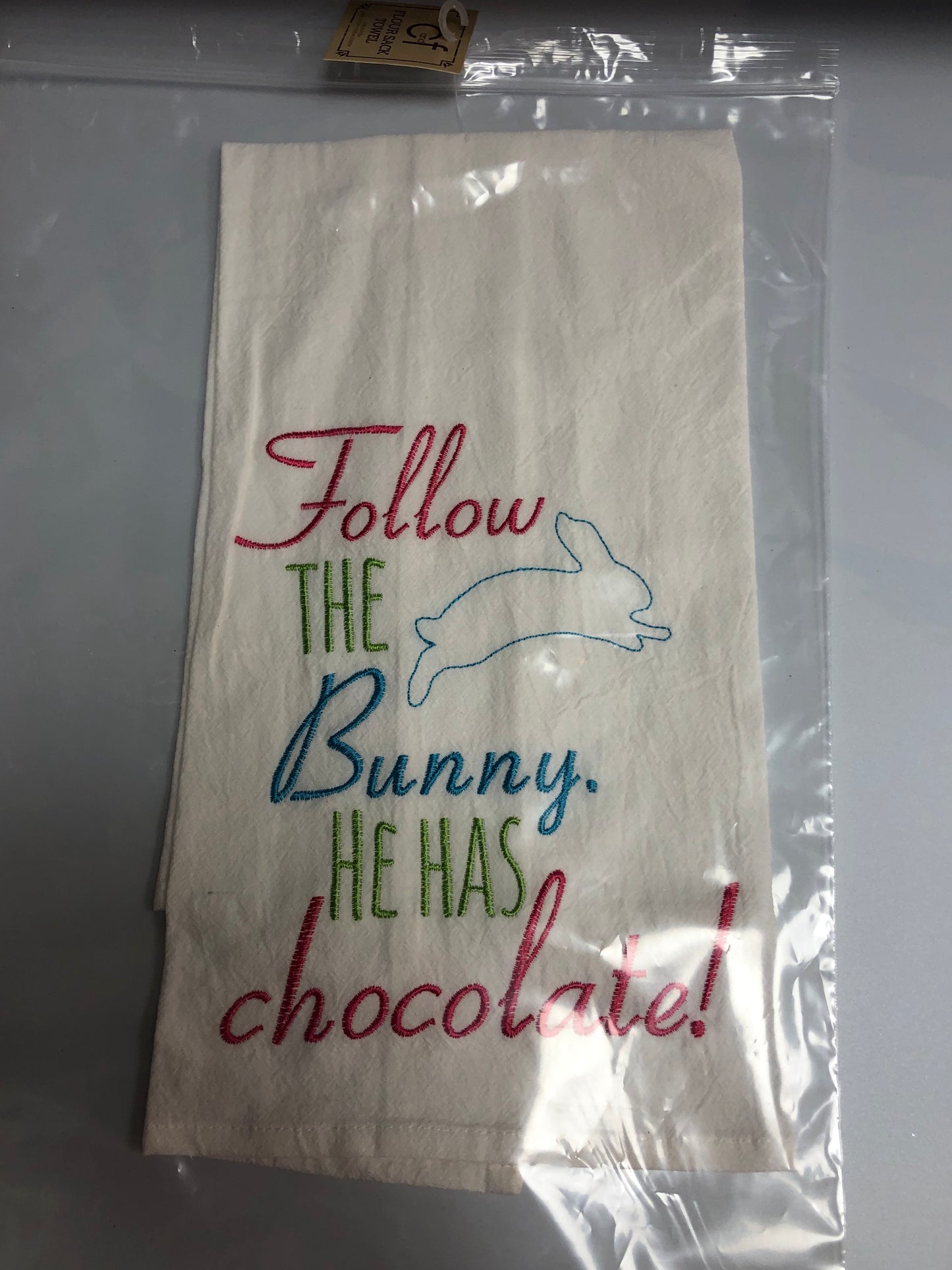 Follow the Bunny Towel