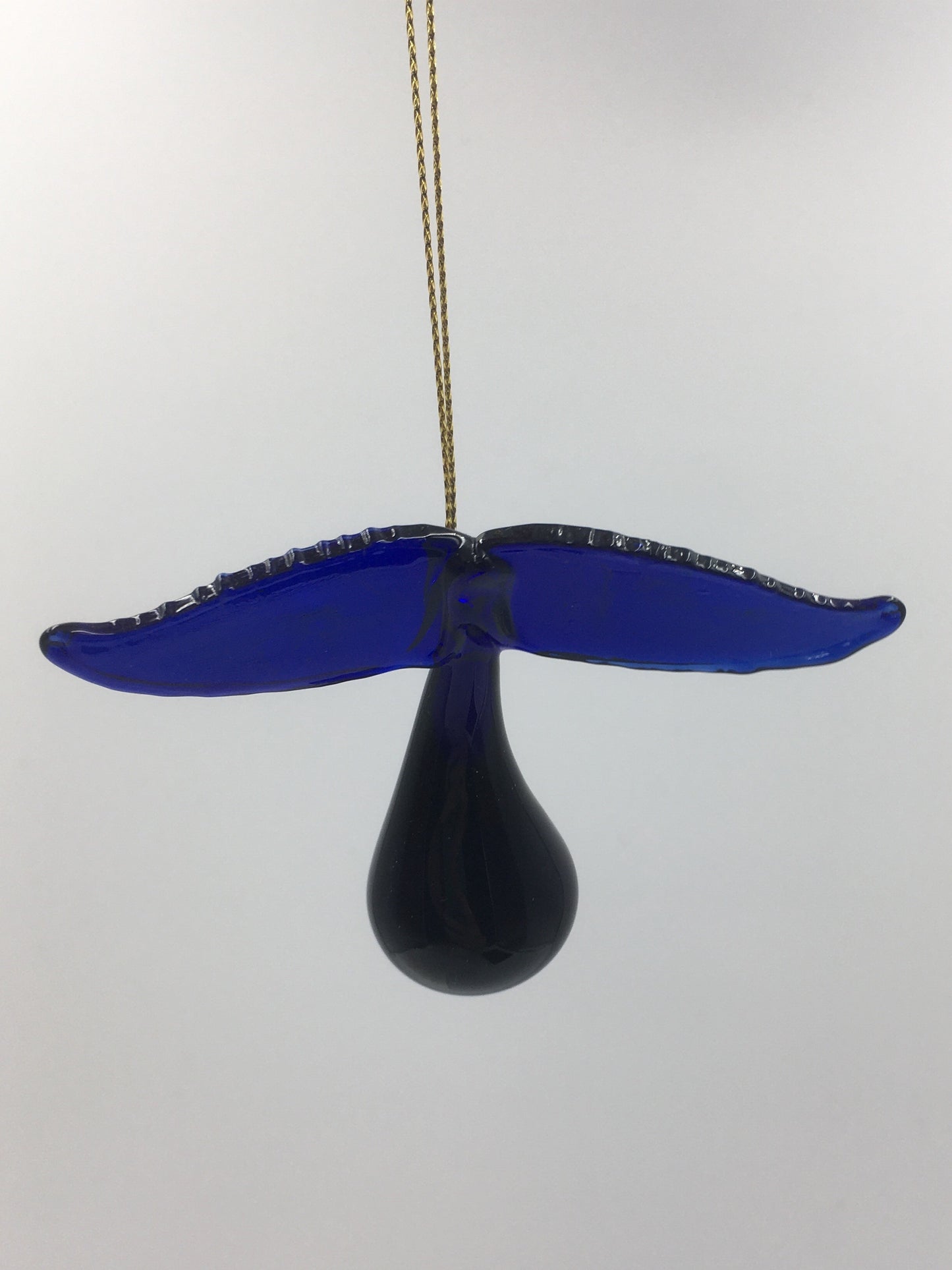 Whales Tail Egyptian Glass Ornament
