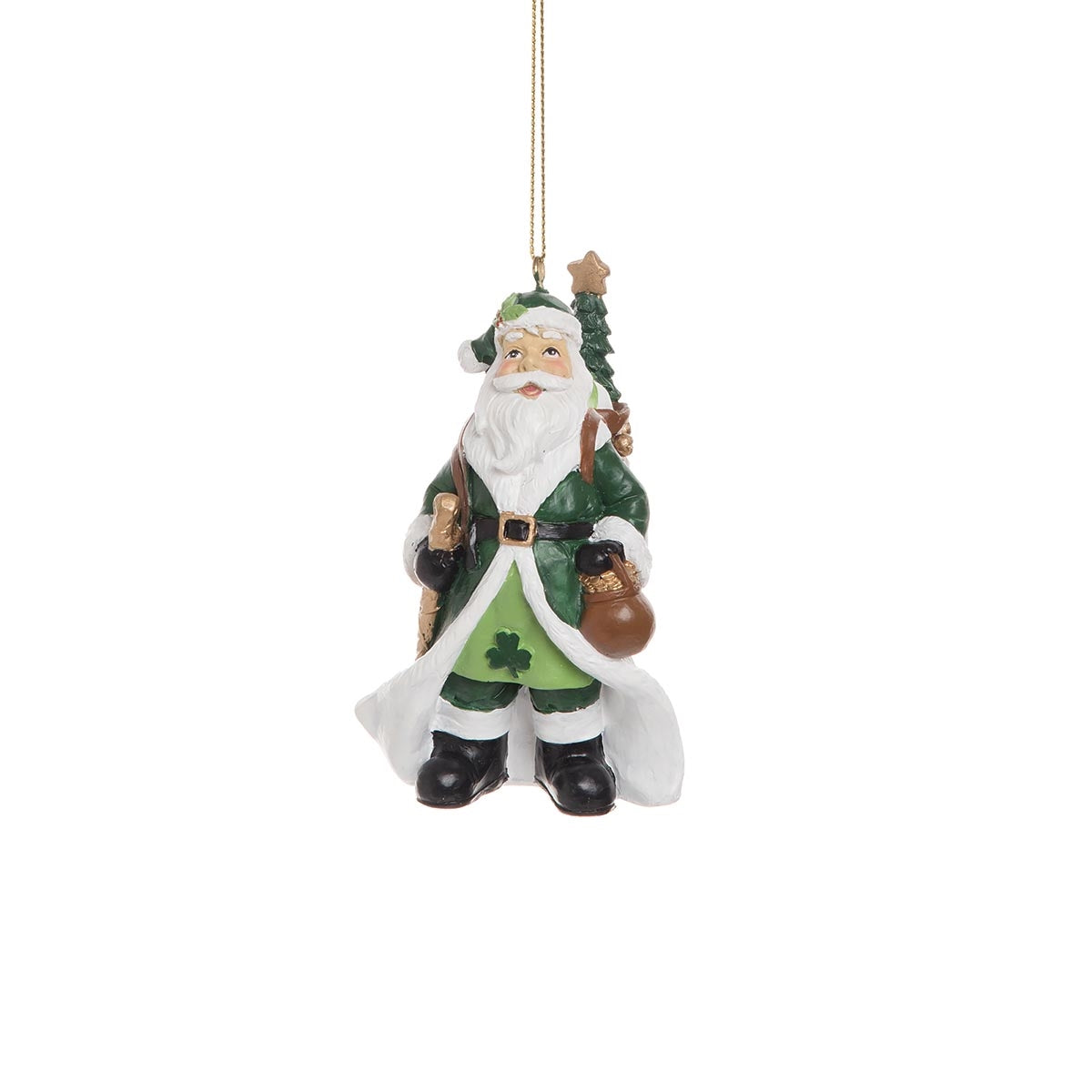 Irish Santa Ornament