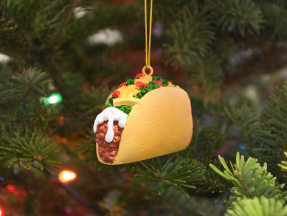 Taco Christmas Ornament