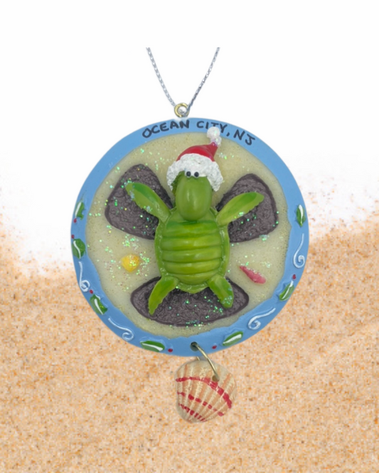 Turtle Sand Angel ornament