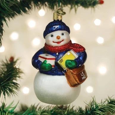 USPS Snowman Ornament