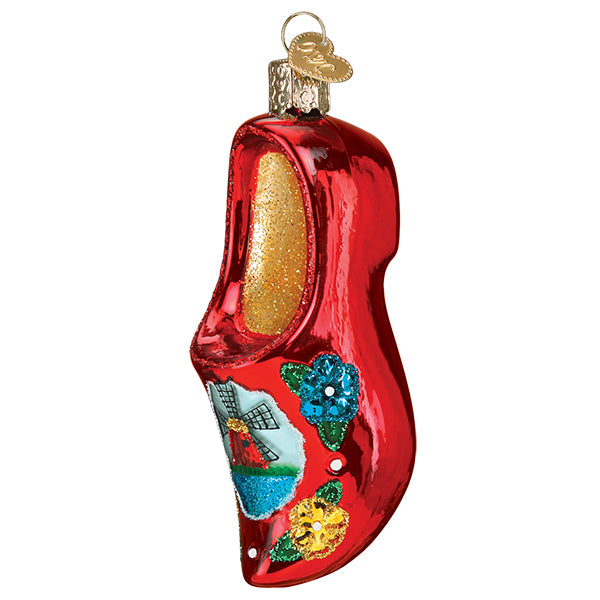 Wooden Clog Ornament